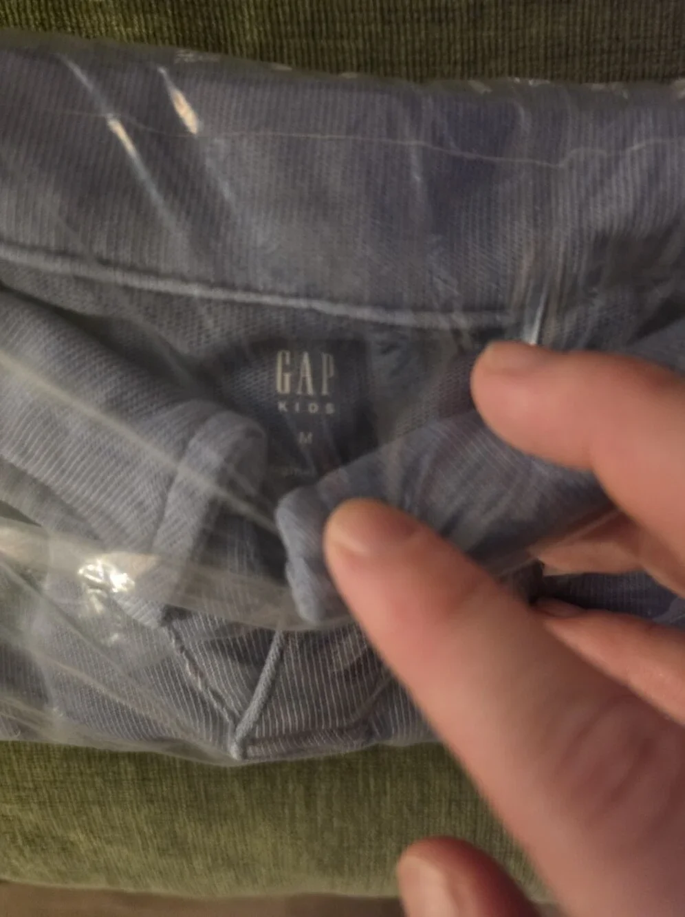 Gap Kids Medium Light Blue Kids's Long Sleeve Shirt.